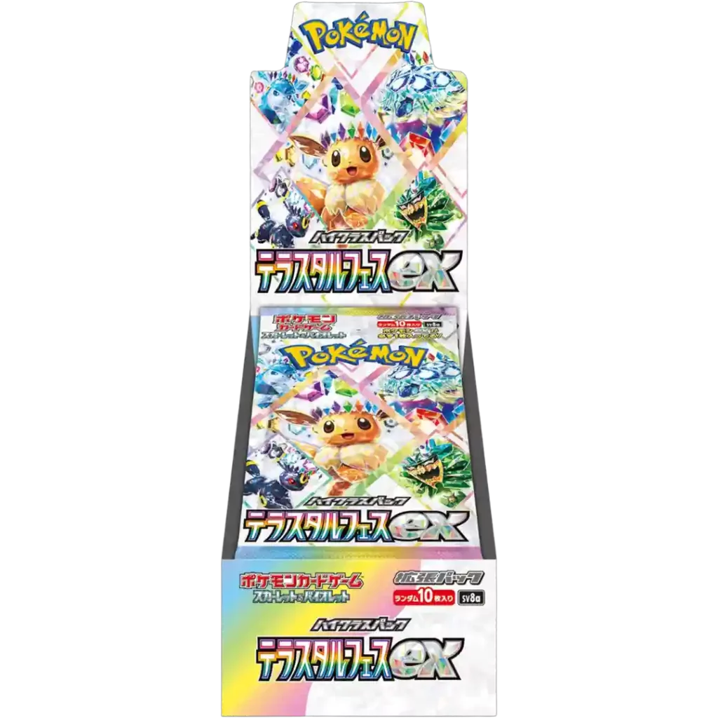 Pokemon Terastal Festival EX Display Japanisch